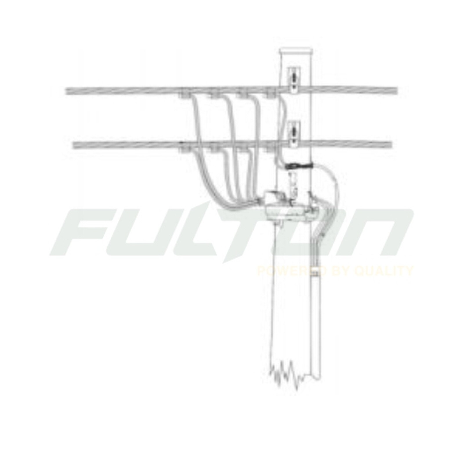 Ausgrid LV 1-48 - UGOH Double Circuit LV ABC (Wood Poles)
